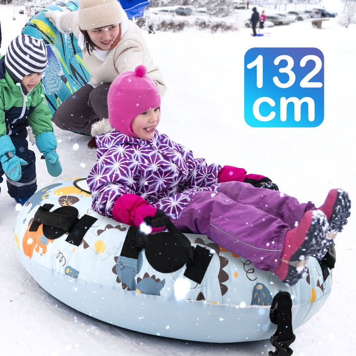 52 Inches Heavy Duty Snow Tube with Premium Oxford Cover