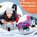52 Inches Heavy Duty Snow Tube with Premium Oxford Cover