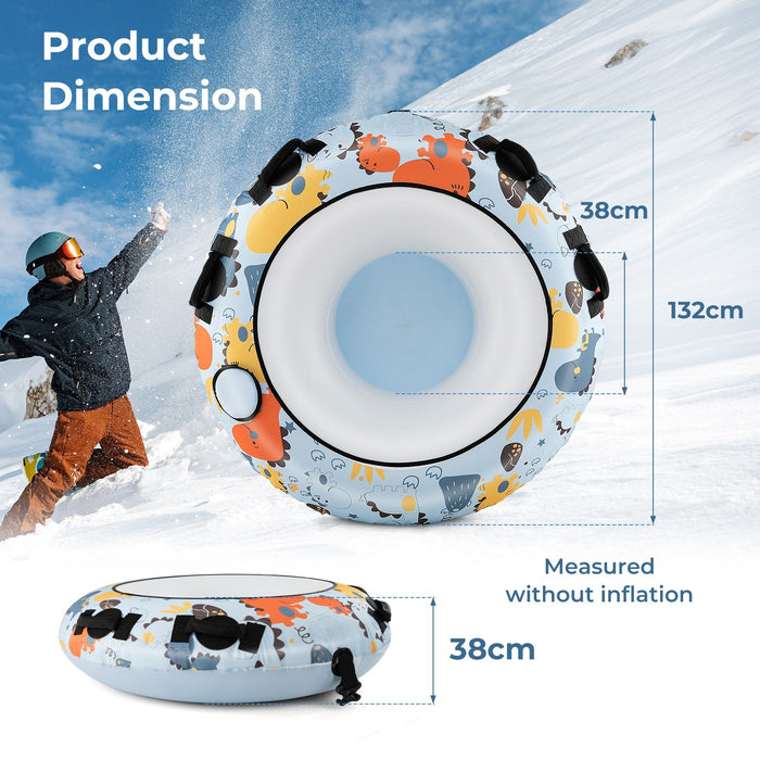 52 Inches Heavy Duty Snow Tube with Premium Oxford Cover