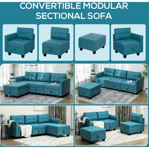 Modular Sofa – Customizable Design with Storage - Samanta Factory