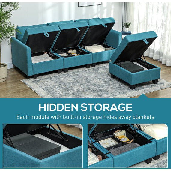 Modular Sofa – Customizable Design with Storage - Samanta Factory