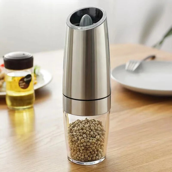 Electric Salt and Pepper Grinder – Adjustable Coarseness with LED Light - Samanta Factory