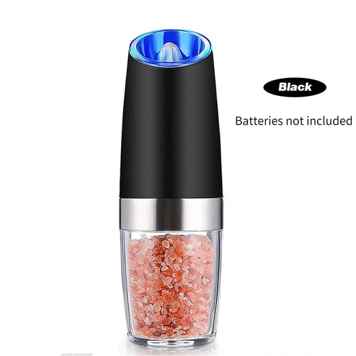Electric Salt and Pepper Grinder with Adjustable Grind and LED Light