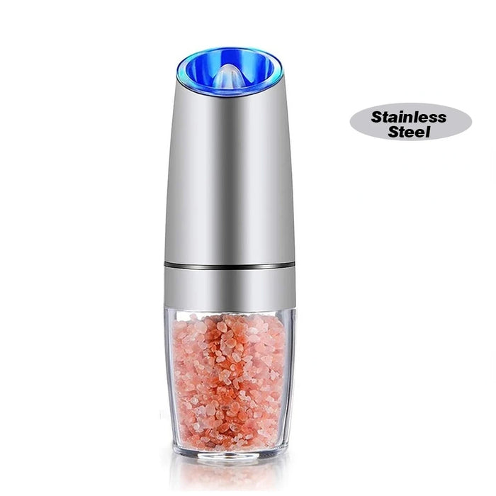 Electric Salt and Pepper Grinder – Adjustable Coarseness with LED Light - Samanta Factory