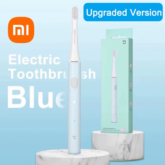 Mijia T100 Sonic Electric Toothbrush Mi Smart Waterproof Tooth Head Brush IPX7 Rechargeable USB for Teeth Brush Whitening