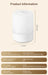 Night Lamp – Touch Control & Rechargeable LED - Samanta Factory