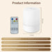 Night Lamp – Touch Control & Rechargeable LED - Samanta Factory