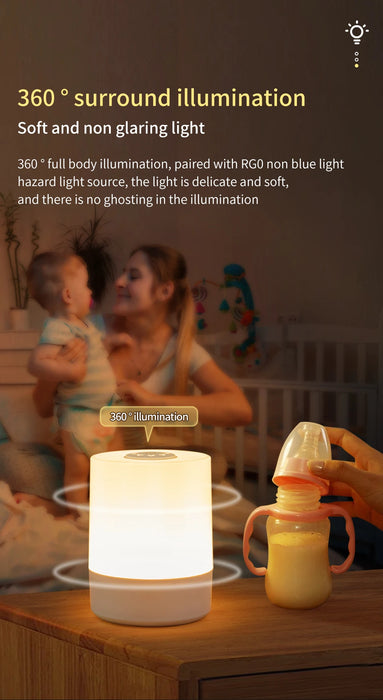 Night Lamp – Touch Control & Rechargeable LED - Samanta Factory