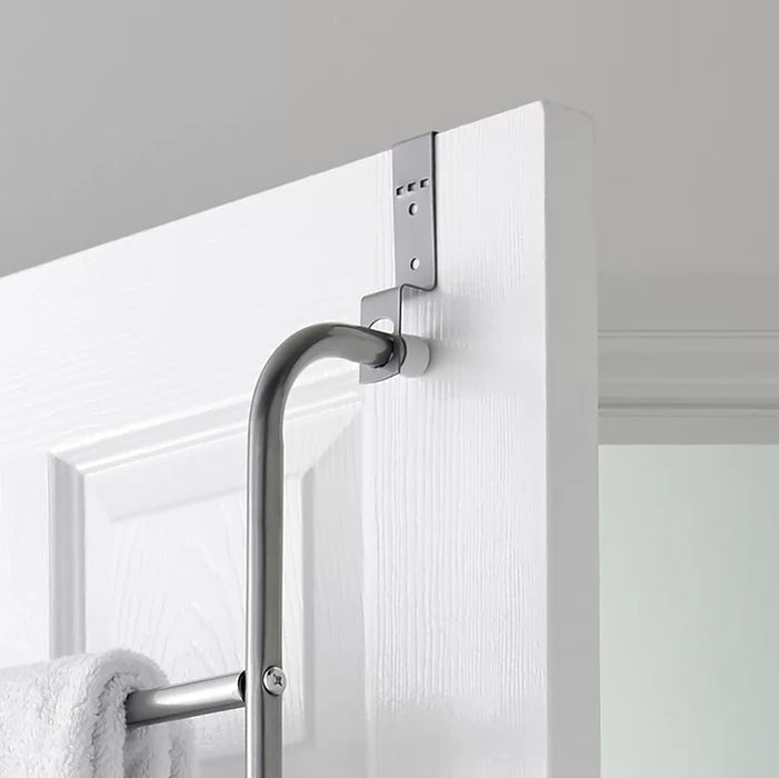 Curl Over-The-Door Towel Rack Holder Storage