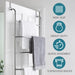 Curl Over-The-Door Towel Rack Holder Storage