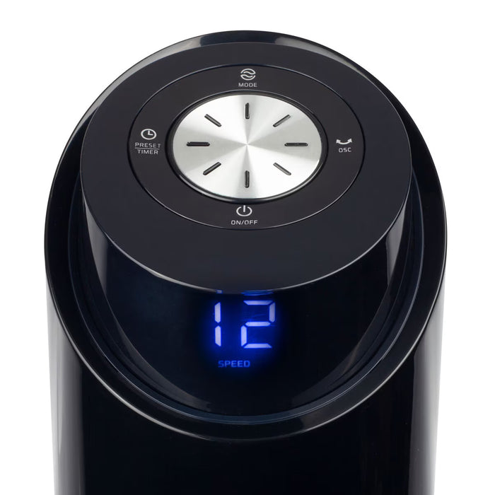 Column Fan with Remote Control,Black Tfdc-60-Rc/Bk