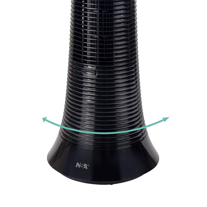 Column Fan with Remote Control,Black Tfdc-60-Rc/Bk
