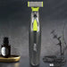 USB rechargeable electric shaver and trimmer with LED light for men