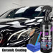 Car ceramic nano coating for hydrophobic protection, high-gloss shine, and long-lasting paint protection.