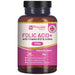 Folic Acid+ Supplement Bottle with 400 mcg Folic Acid, Vitamin B12 & Iodine for Pregnancy Health