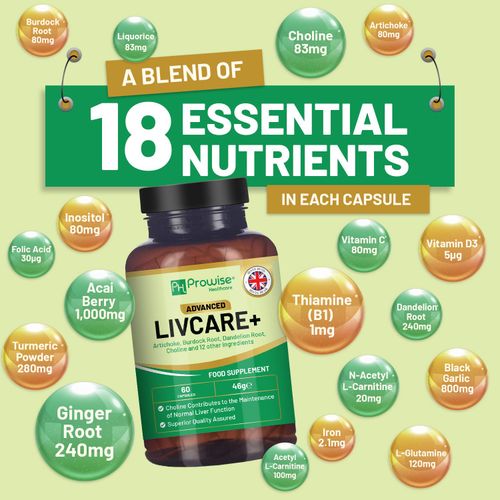 Liver Support Capsules – Advanced 18-Nutrient Detox & Repair Formula - Samanta Factory