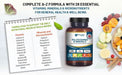 Multivitamin & Mineral Supplement – 26 Essential Nutrients - Samanta Factory