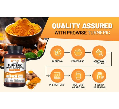 Prowise Turmeric Curcumin 1440mg with Black Pepper & Ginger - Samanta Factory