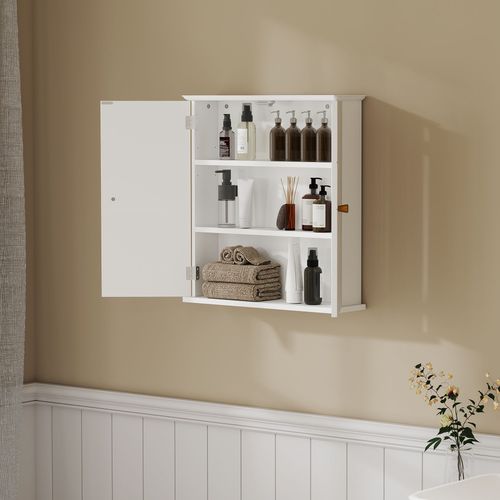 Bathroom Wall Cabinet – Space-Saving Storage with Adjustable Shelf - Samanta Factory