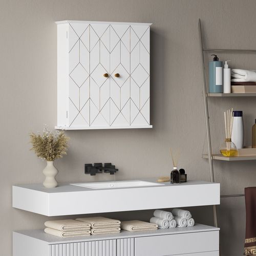 Bathroom Wall Cabinet – Space-Saving Storage with Adjustable Shelf - Samanta Factory