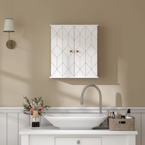 Bathroom Wall Cabinet – Space-Saving Storage with Adjustable Shelf - Samanta Factory