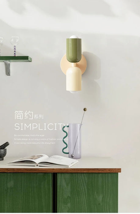 Wall Lamp – Nordic Macaron-Style LED Light for Home Interiors - Samanta Factory