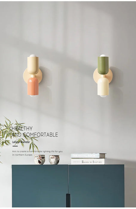 Wall Lamp – Nordic Macaron-Style LED Light for Home Interiors - Samanta Factory