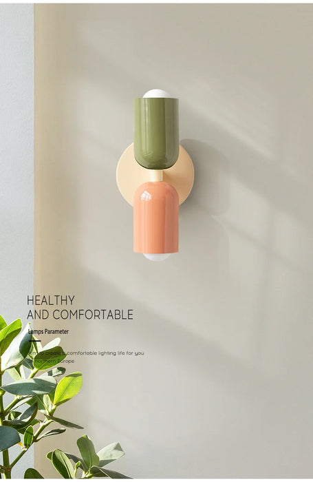 Wall Lamp – Nordic Macaron-Style LED Light for Home Interiors - Samanta Factory