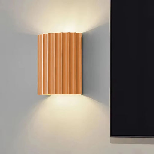 Modern ceramic up and down wall sconce light for bedroom and hallway décor