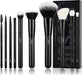 10-Piece Professional Makeup Brush Set – Soft Synthetic Bristles for Face & Eye Makeup