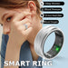 Sleek smart health ring for heart rate, oxygen, and sleep tracking