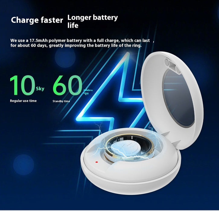 2024 Smart Ring For Men Women Heart Rate Blood Oxygen Monitoring Multi Sports Modes IP68 Waterproof Smart Rings For Android IOS - Samanta Factory