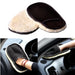Black microfiber wool car cleaning glove for scratch-free washing