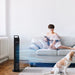 Ultra-Quiet Oscillating Tower Fan w/ Remote & Sleep Timer | 75° Wide-Angle Cooling, 9 Speeds (Home/Office) - Samanta Factory