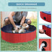 Pet Pool Swimming Bath Portable Cat Dog Foldable Puppy Bathtub Pawhut - Samanta Factory