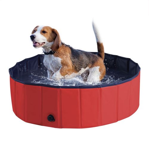 Pet Pool Swimming Bath Portable Cat Dog Foldable Puppy Bathtub Pawhut - Samanta Factory