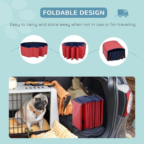Pet Pool Swimming Bath Portable Cat Dog Foldable Puppy Bathtub Pawhut - Samanta Factory