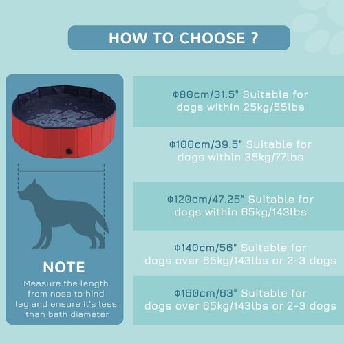 Pet Pool Swimming Bath Portable Cat Dog Foldable Puppy Bathtub Pawhut - Samanta Factory