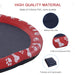 170cm Splash Pad Sprinkler for Pets Dog Bath Pool Non-slip Outdoor Red Pawhut - Samanta Factory