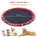 170cm Splash Pad Sprinkler for Pets Dog Bath Pool Non-slip Outdoor Red Pawhut - Samanta Factory