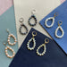 Elegant freshwater pearl drop earrings, beaded oval design, timeless jewelry for women