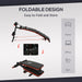 Foldable Sit Up Bench Core Workout for Home Gym Black HOMCOM - Samanta Factory