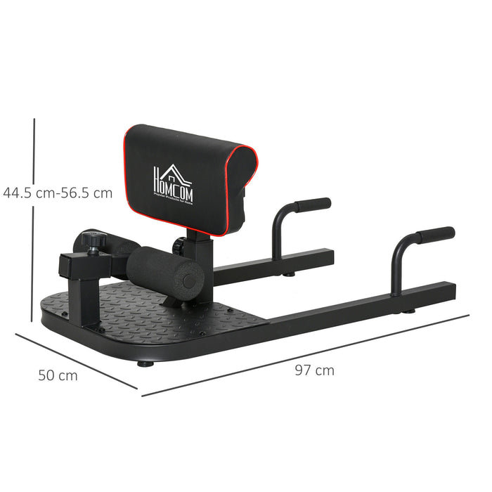 3 IN 1 Squat Machine Sit Up Push Up Gym Leg Exercise Adjustable HOMCOM - Samanta Factory