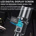 1PC Multi-Functional Outdoor Strong Light LED Long-Range Telescopic Zoom Flashlight, Plastic USB Rechargeable Flashlight