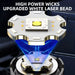 1PC Multi-Functional Outdoor Strong Light LED Long-Range Telescopic Zoom Flashlight, Plastic USB Rechargeable Flashlight