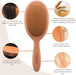 Wet Hair Brush Detangler – Curly Hair Brush Women, Hairbrushes for Women, Detangling Hair Brush Set, Detangle Hair Brush, Hairbrush, Detangling Brush, Detangler Hair Brush - Mojave