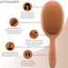 Wet Hair Brush Detangler – Curly Hair Brush Women, Hairbrushes for Women, Detangling Hair Brush Set, Detangle Hair Brush, Hairbrush, Detangling Brush, Detangler Hair Brush - Mojave