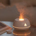 🔥 FLAME HUMIDIFIER DIFFUSER | 7-Color Mood Light + Aromatherapy 🌈 (Ultra-Silent & USB-Powered! £20) - Samanta Factory