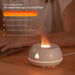 🔥 FLAME HUMIDIFIER DIFFUSER | 7-Color Mood Light + Aromatherapy 🌈 (Ultra-Silent & USB-Powered! £20) - Samanta Factory