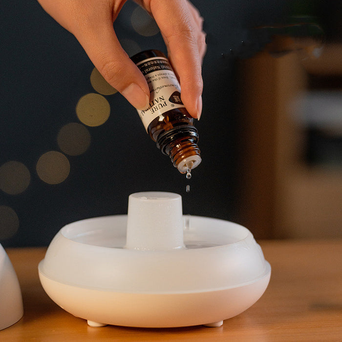🔥 FLAME HUMIDIFIER DIFFUSER | 7-Color Mood Light + Aromatherapy 🌈 (Ultra-Silent & USB-Powered! £20) - Samanta Factory